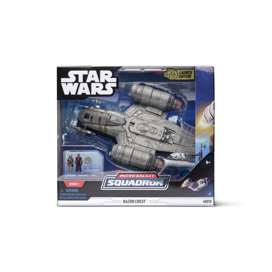 STAR WARS Deluxe Vehicle (8" Vehicle & Figure) (2) - Razor Crest - W1