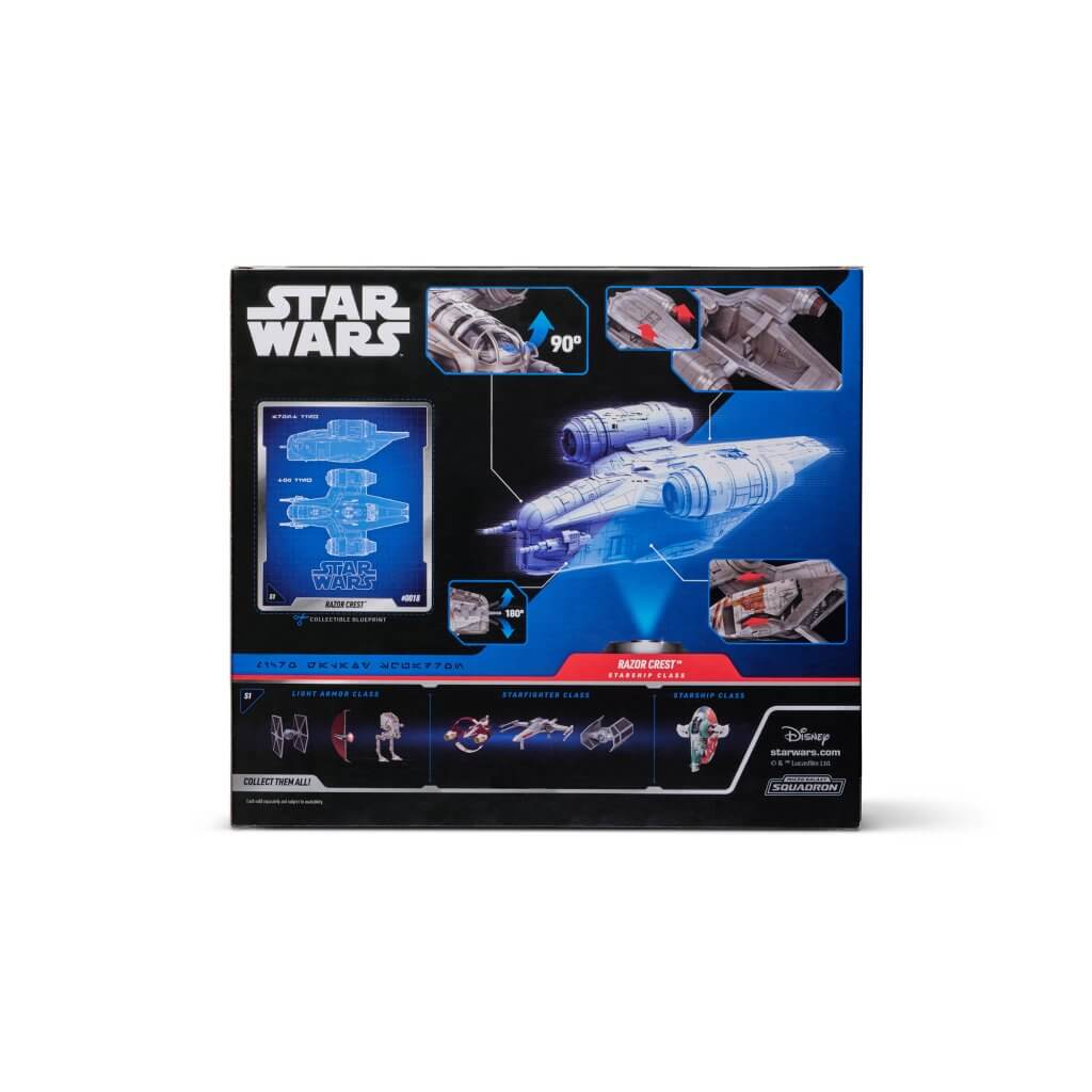 STAR WARS Deluxe Vehicle (8" Vehicle & Figure) (2) - Razor Crest - W1