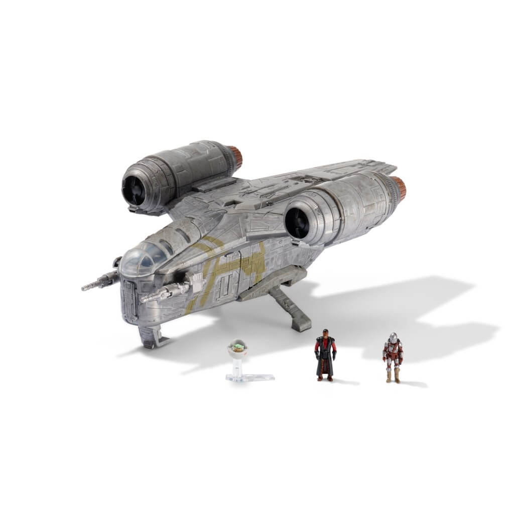 STAR WARS Deluxe Vehicle (8" Vehicle & Figure) (2) - Razor Crest - W1