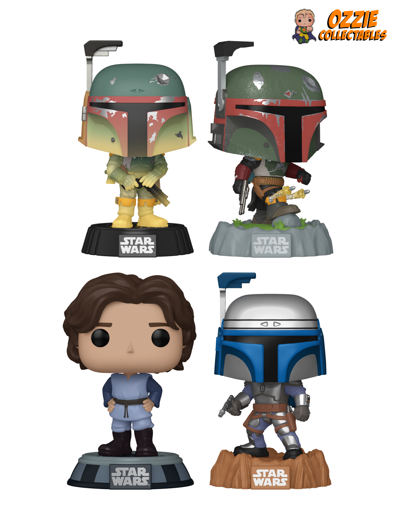 Star Wars: Fett Legacy Bundle - 4 POP! Vinyls