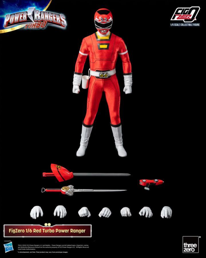 Power Rangers Turbo - Red Turbo Ranger FigZERO 1:6 Scale Action Figure