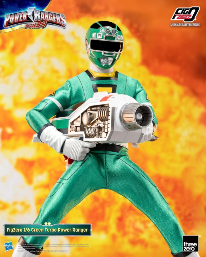 Power Rangers Turbo - Green Turbo Ranger FigZERO 1:6 Scale Action Figure