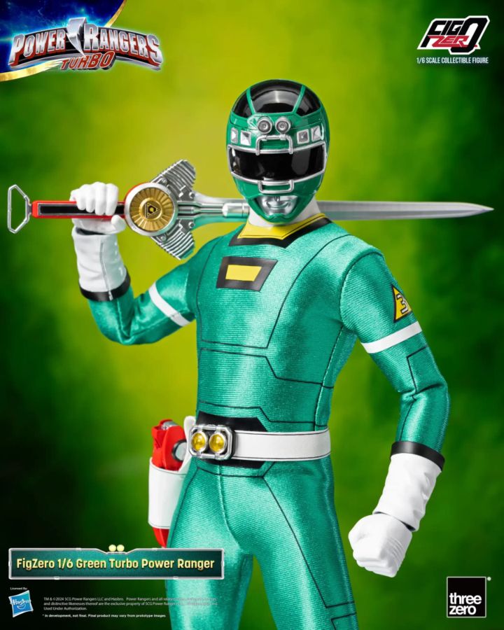 Power Rangers Turbo - Green Turbo Ranger FigZERO 1:6 Scale Action Figure