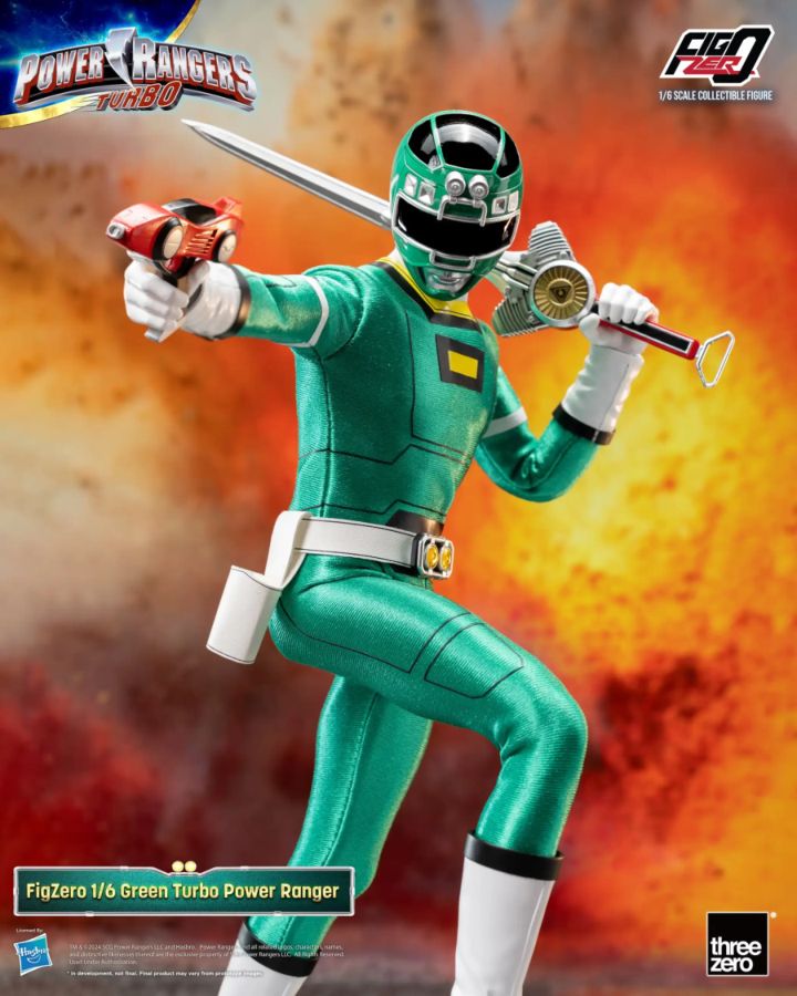 Power Rangers Turbo - Green Turbo Ranger FigZERO 1:6 Scale Action Figure