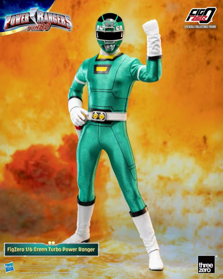 Power Rangers Turbo - Green Turbo Ranger FigZERO 1:6 Scale Action Figure