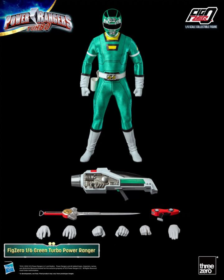 Power Rangers Turbo - Green Turbo Ranger FigZERO 1:6 Scale Action Figure