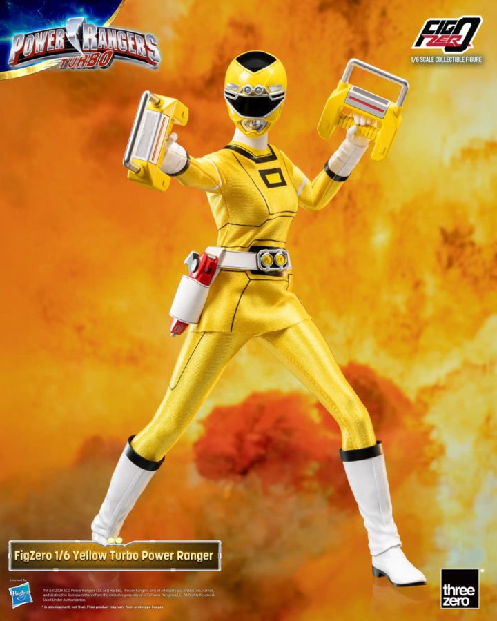 Power Rangers Turbo - Yellow Turbo Ranger FigZERO 1:6 Scale Action Figure