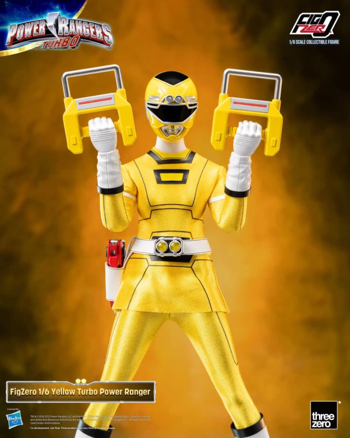 Power Rangers Turbo - Yellow Turbo Ranger FigZERO 1:6 Scale Action Figure