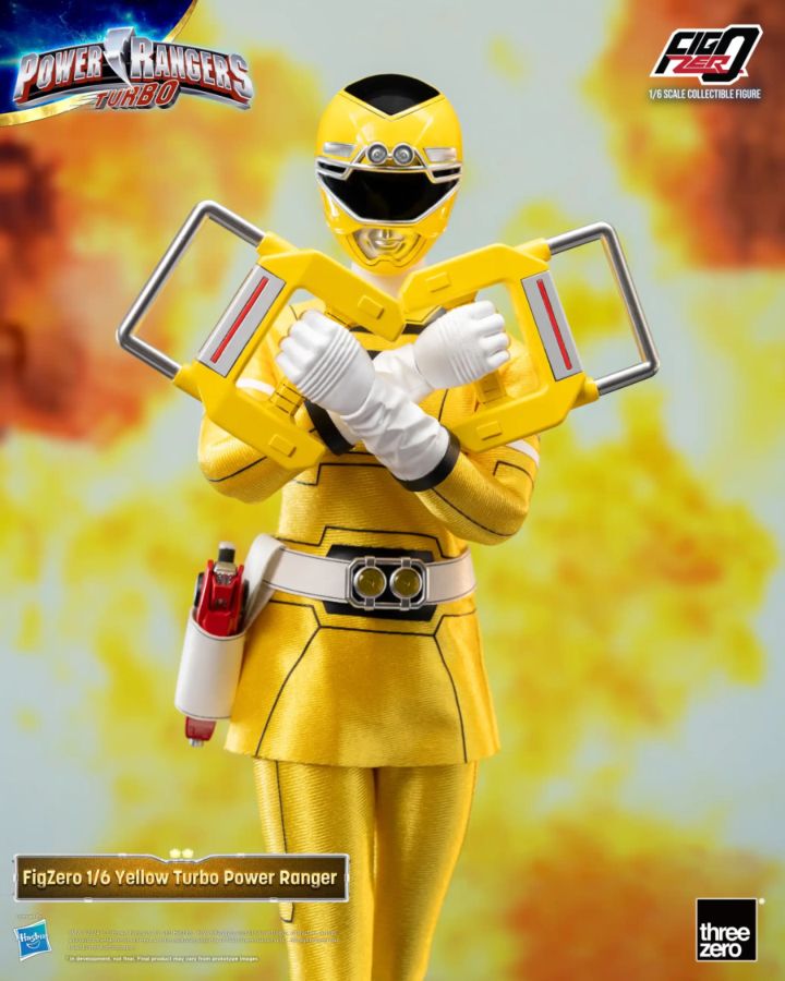 Power Rangers Turbo - Yellow Turbo Ranger FigZERO 1:6 Scale Action Figure