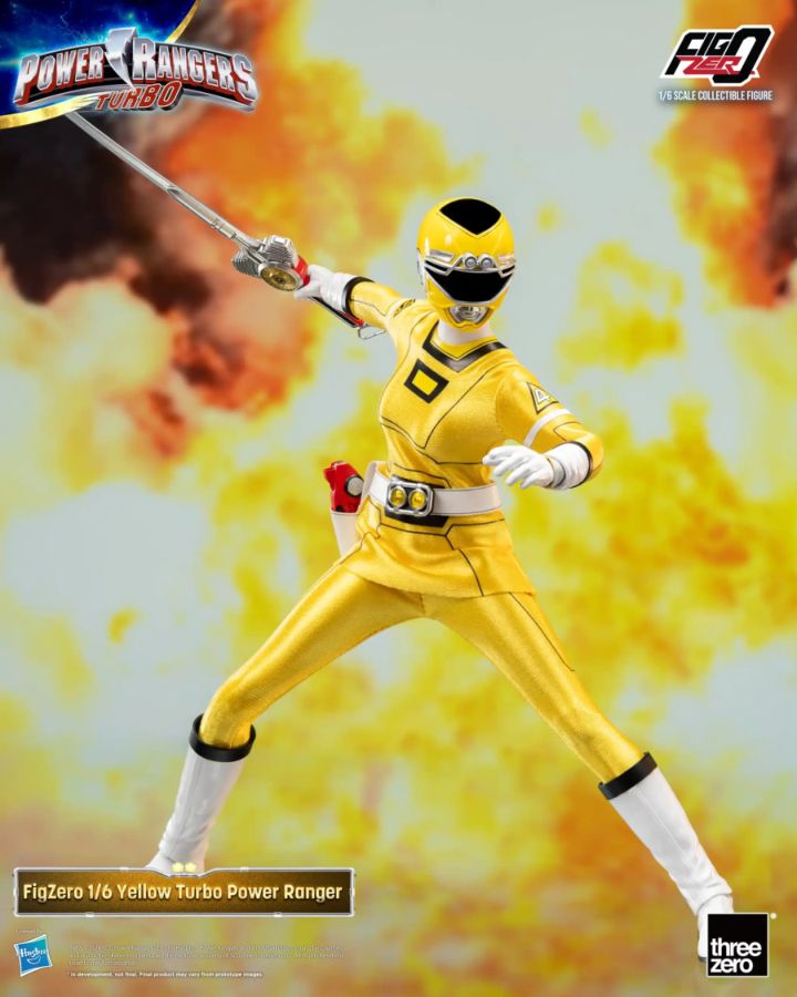 Power Rangers Turbo - Yellow Turbo Ranger FigZERO 1:6 Scale Action Figure