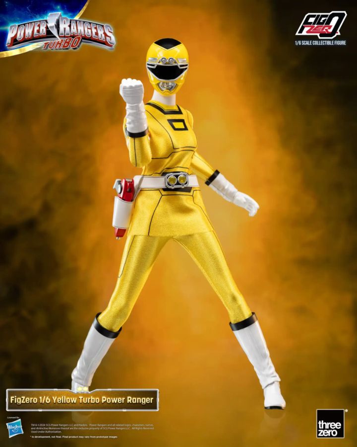 Power Rangers Turbo - Yellow Turbo Ranger FigZERO 1:6 Scale Action Figure