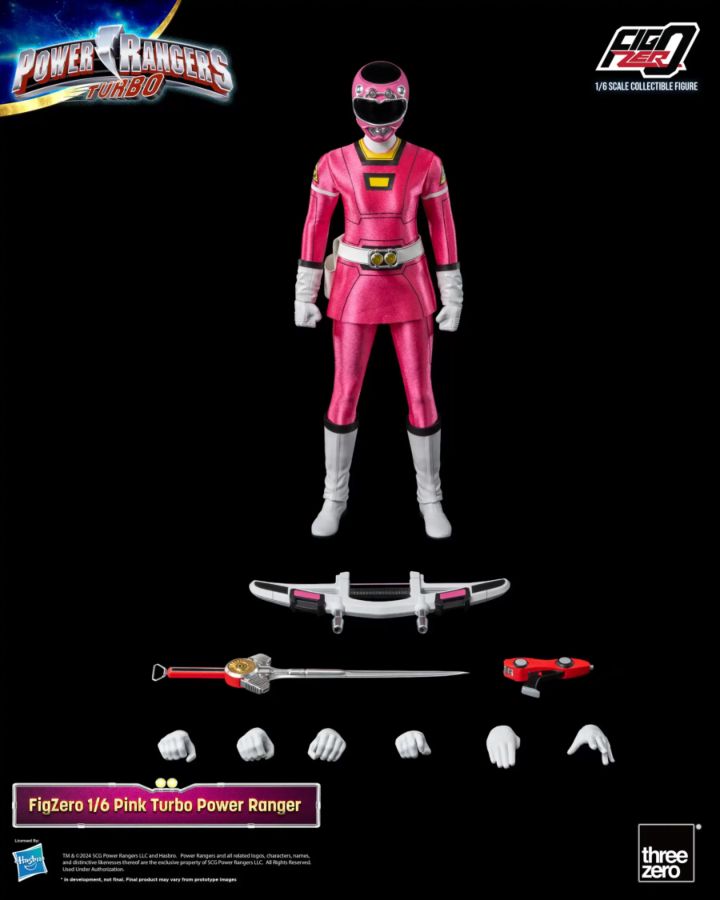 Power Rangers Turbo - Pink Turbo Ranger FigZERO 1:6 Scale Action Figure