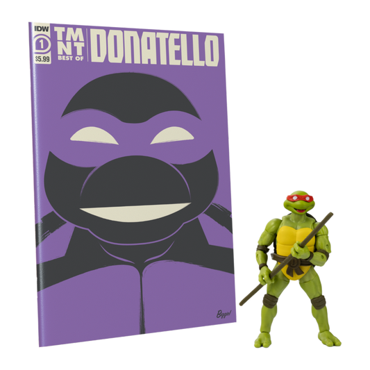 Teenage Mutant Ninja Turtles (comics) - Donatello BST AXN Action Figure & Comic Book (Wave 3)