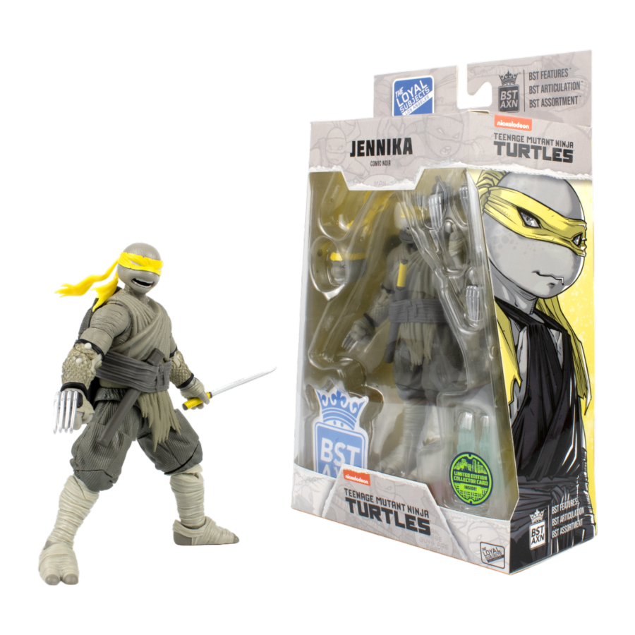 Teenage Mutant Ninja Turtles (comics) - Jennika (Greyscale) 5" BST AXN Action Figure (Wave 3)