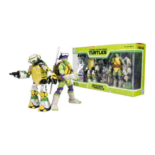 Teenage Mutant Ninja Turtles - Metalhead & Donatello BST AXN 1:15 Scale Action Figue [2 Pack]