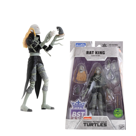 Teenage Mutant Ninja Turtles (comics) - Rat King (Glow) 5" BST AXN Action Figure (Wave 2)