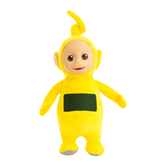 Teletubbies - Laa Laa 8'' Plush with Interactive Color Changing Belly Patch