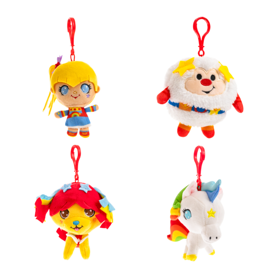 Rainbow Brite - 4" Backpack Clips (Display of 12)