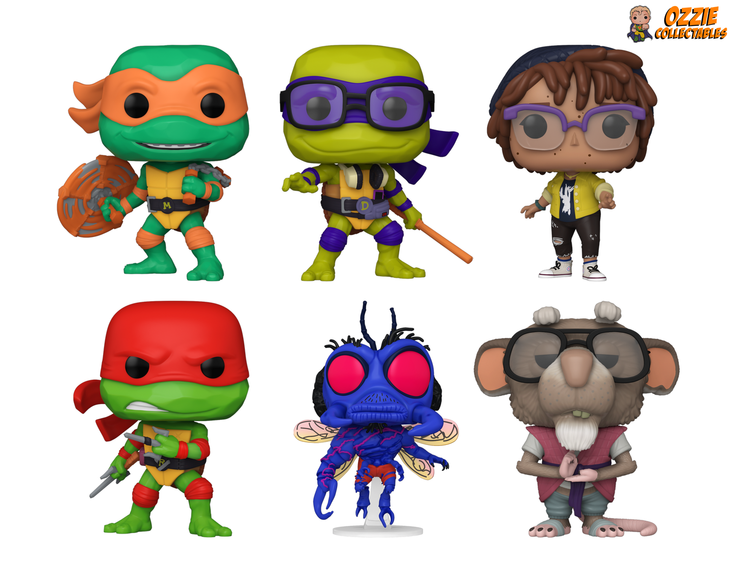 Teenage Mutant Ninja Turtles: Mutant Mayhem (2023) Bundle - 6 POP! Vinyls