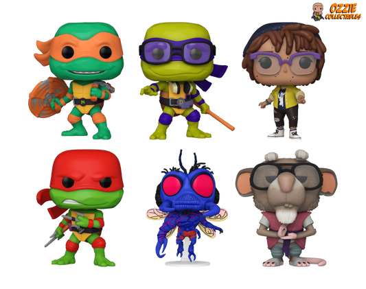 Teenage Mutant Ninja Turtles: Mutant Mayhem (2023) Bundle - 6 POP! Vinyls