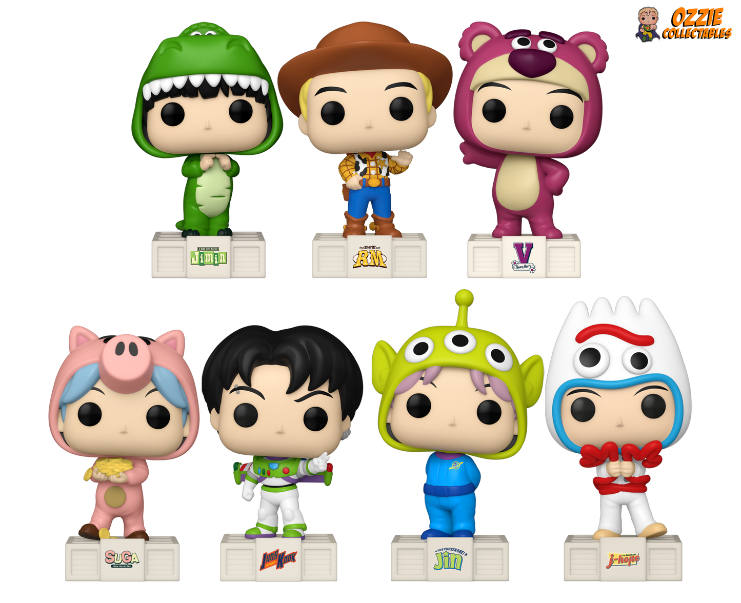 Toy Story x Tiny TAN BTS Bundle - 7 POP! Vinyls