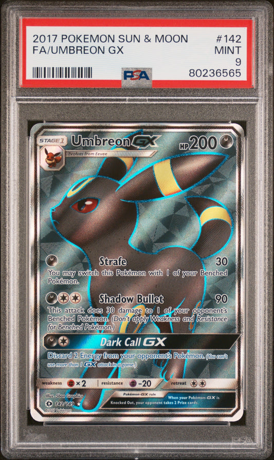 2017 Pokemon Sun & Moon 142 Fa/Umbreon Gx