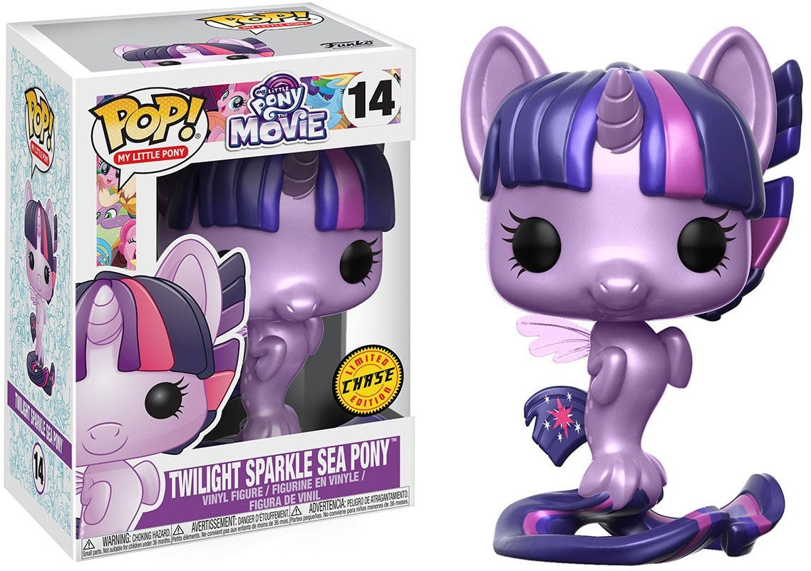 My Little Pony Movie - Twilight Sparkle Sea Pony (Metallic) CHASE Pop! Vinyl #14