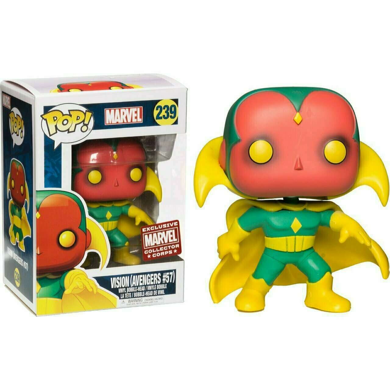 Marvel - Vision (Avengers #57) Collector Corps Exclusive Pop! Vinyl #239