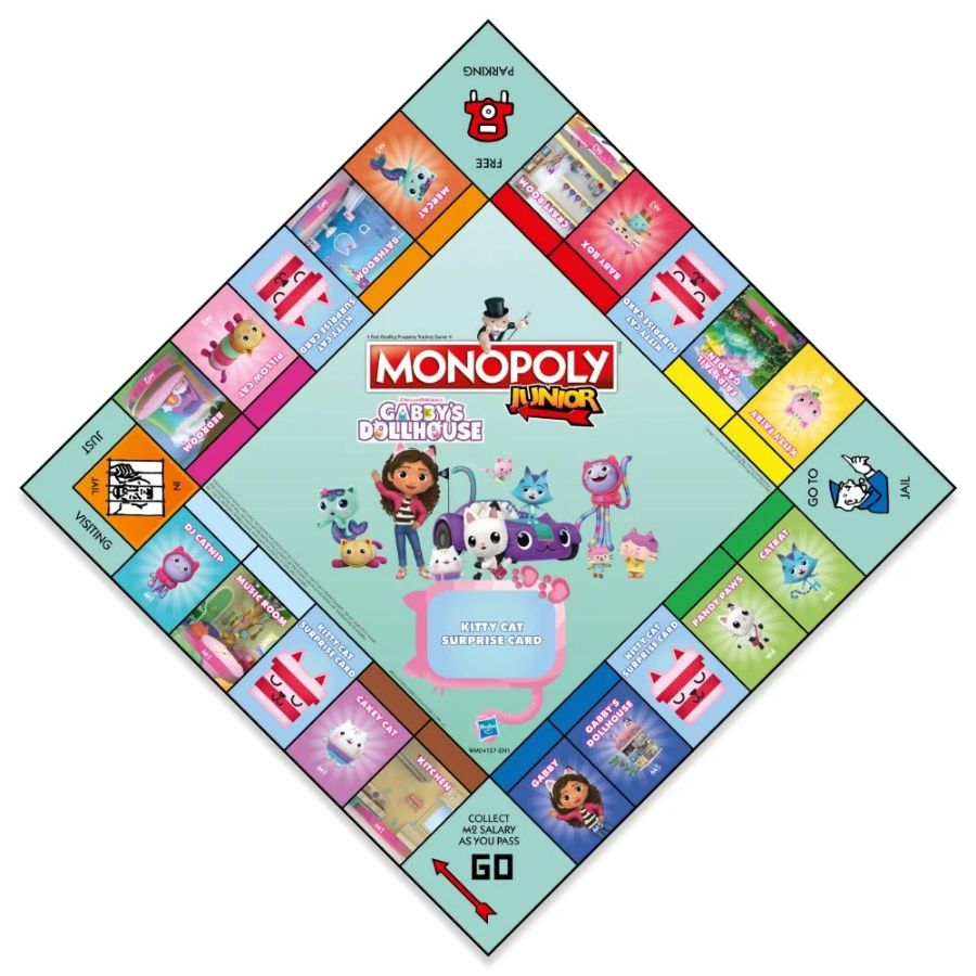 Monopoly - Gabby's Dollhouse Junior Edition