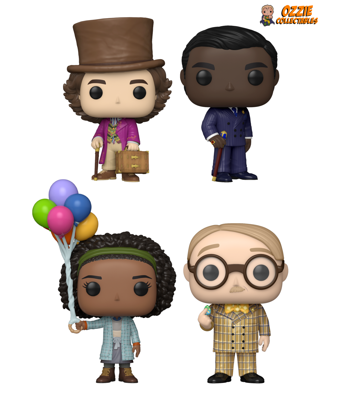 Wonka (2023) Bundle - 4 POP! Vinyls