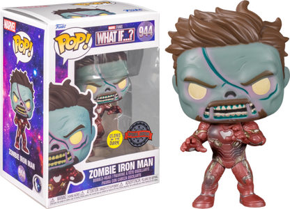 What If - Zombie Iron Man Glow US Exclusive Pop! Vinyl