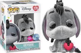 Winnie the Pooh - Eeyore with Heart Flocked US Exclusive Pop! Vinyl #1170