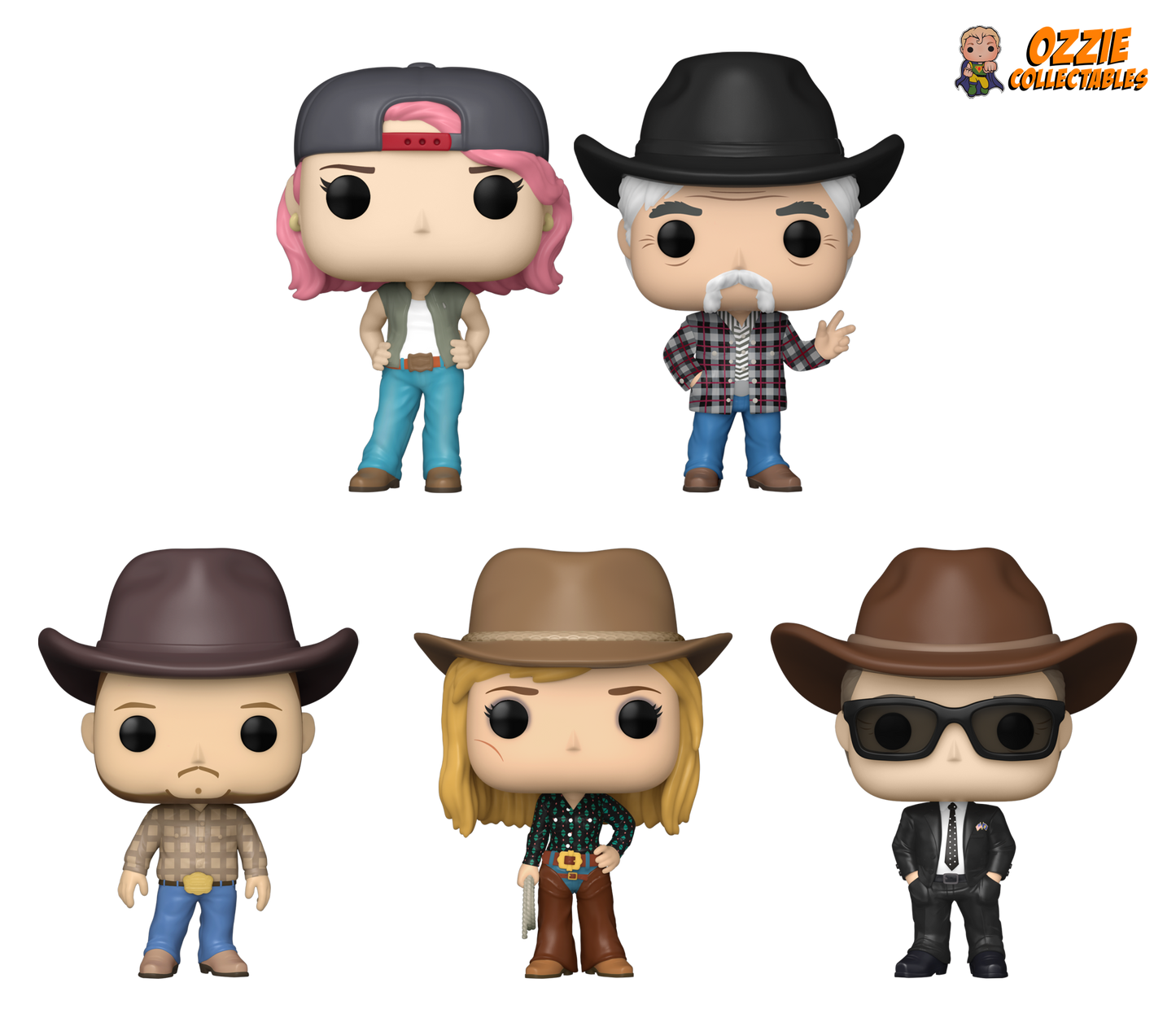 Yellowstone Bundle - 5 POP! Vinyls