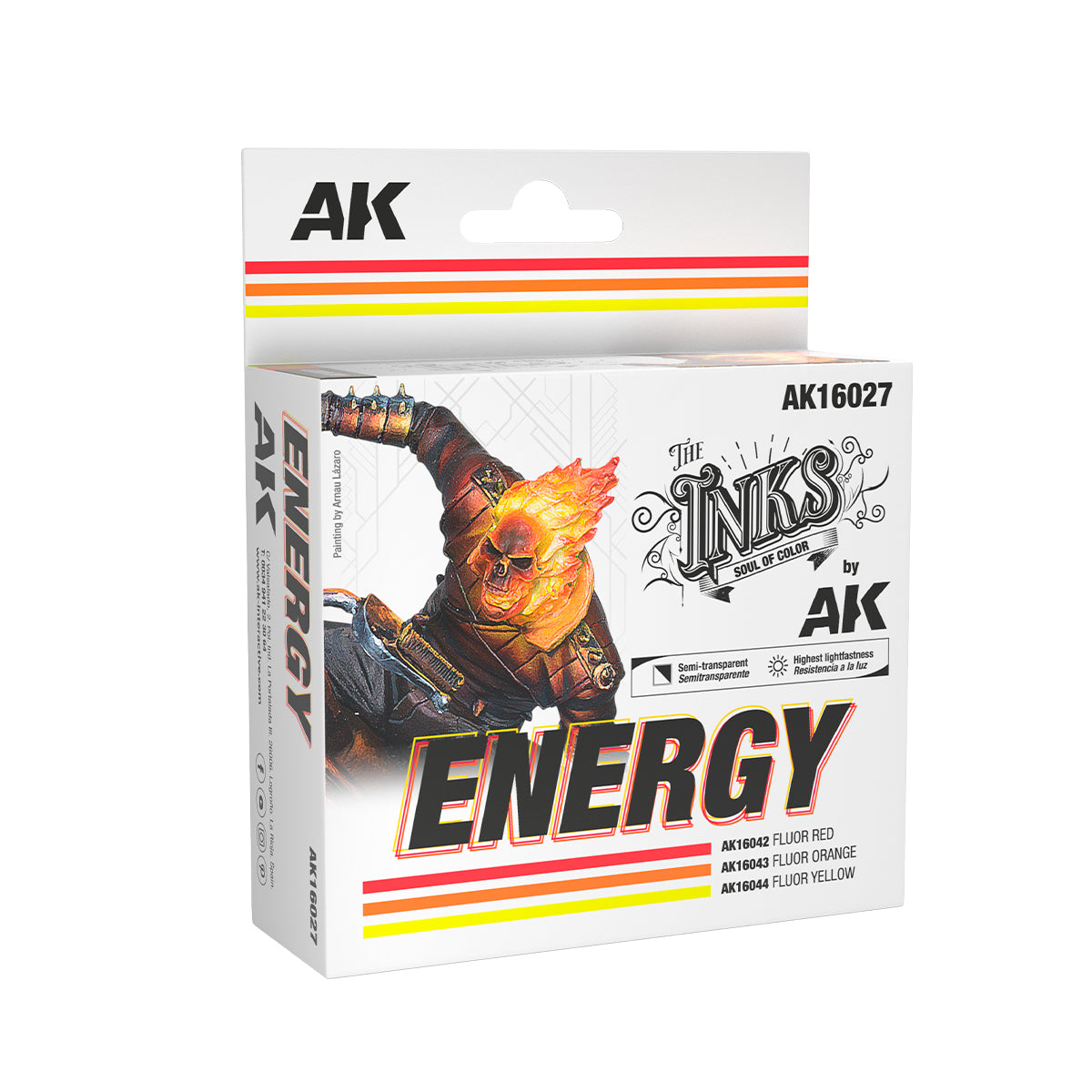 AK Interactive - The Inks - Energy Set