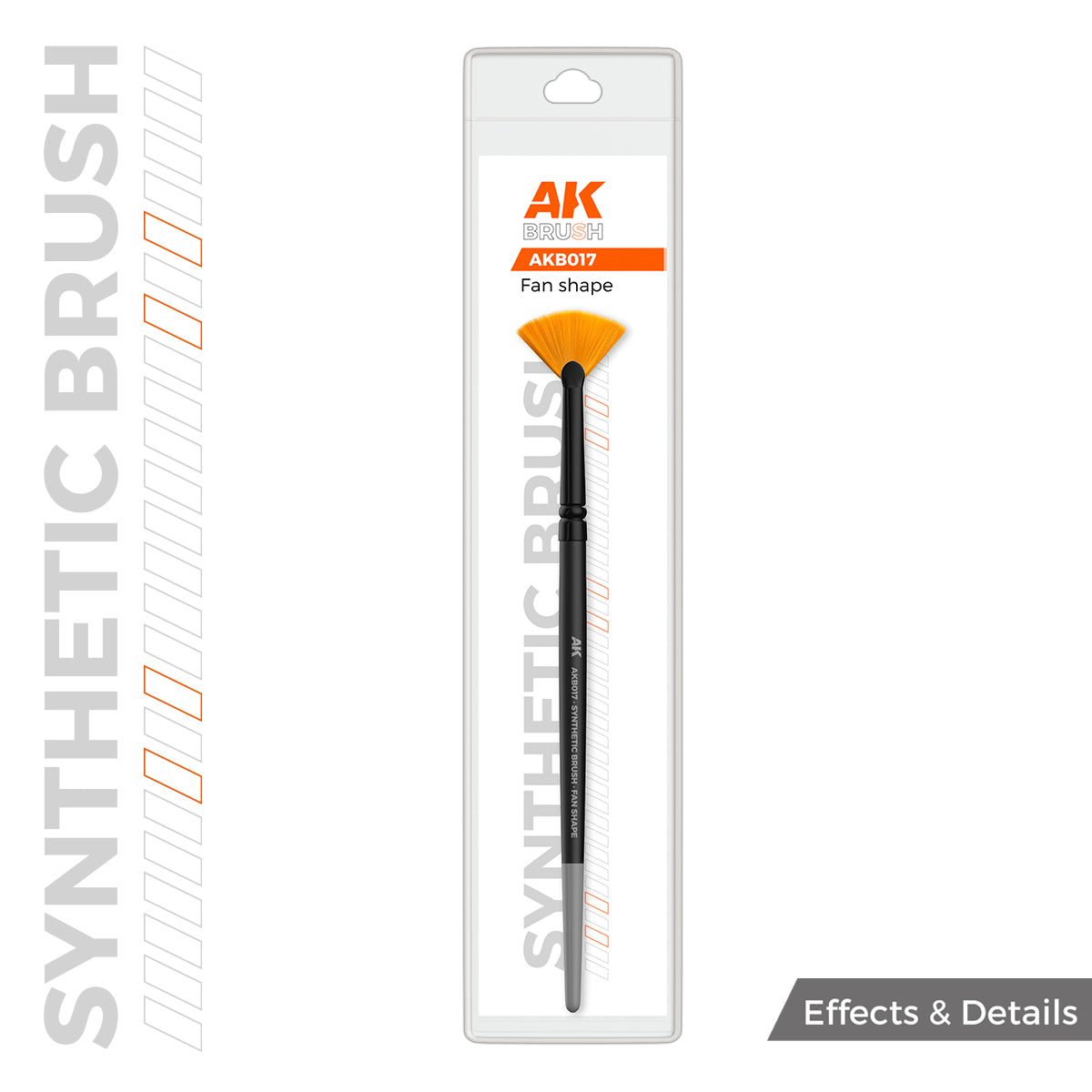 AK Interactive - Brushes - Synthetic Brush - Fan Shape