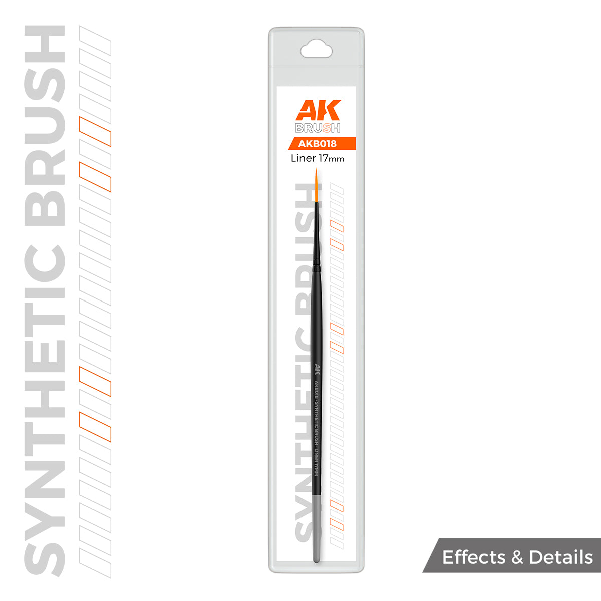 AK Interactive - Brushes - Synthetic Brush - Liner 17Mm