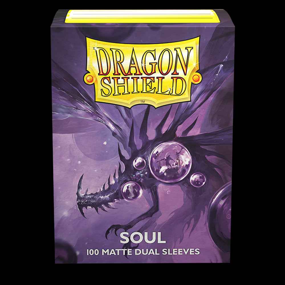 Sleeves - Dragon Shield - Box 100 - Standard Size Dual Matte Metallic Purple (Soul)