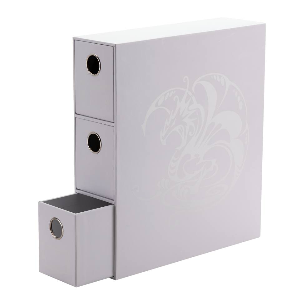 Dragon Shield: Fortress Card Drawers - White