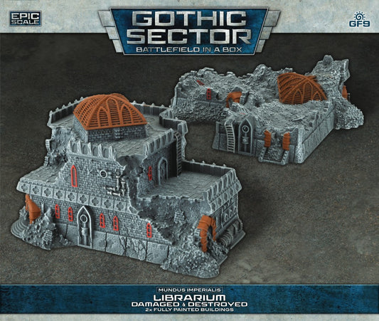 Battlefield in a Box: Gothic Sector – Mundus Imperialis: Librarium (Damaged & Destroyed)