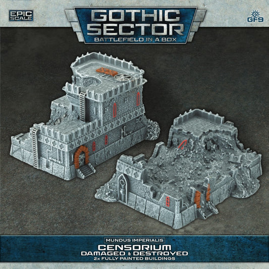 Battlefield in a Box: Gothic Sector – Mundus Imperialis: Censorium (Damaged & Destroyed)