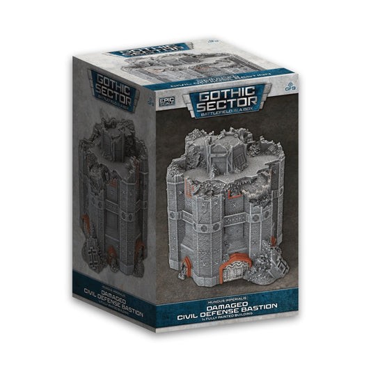 Battlefield in a Box: Gothic Sector – Mundus Imperialis: Civil Defense Bastion (Damaged)