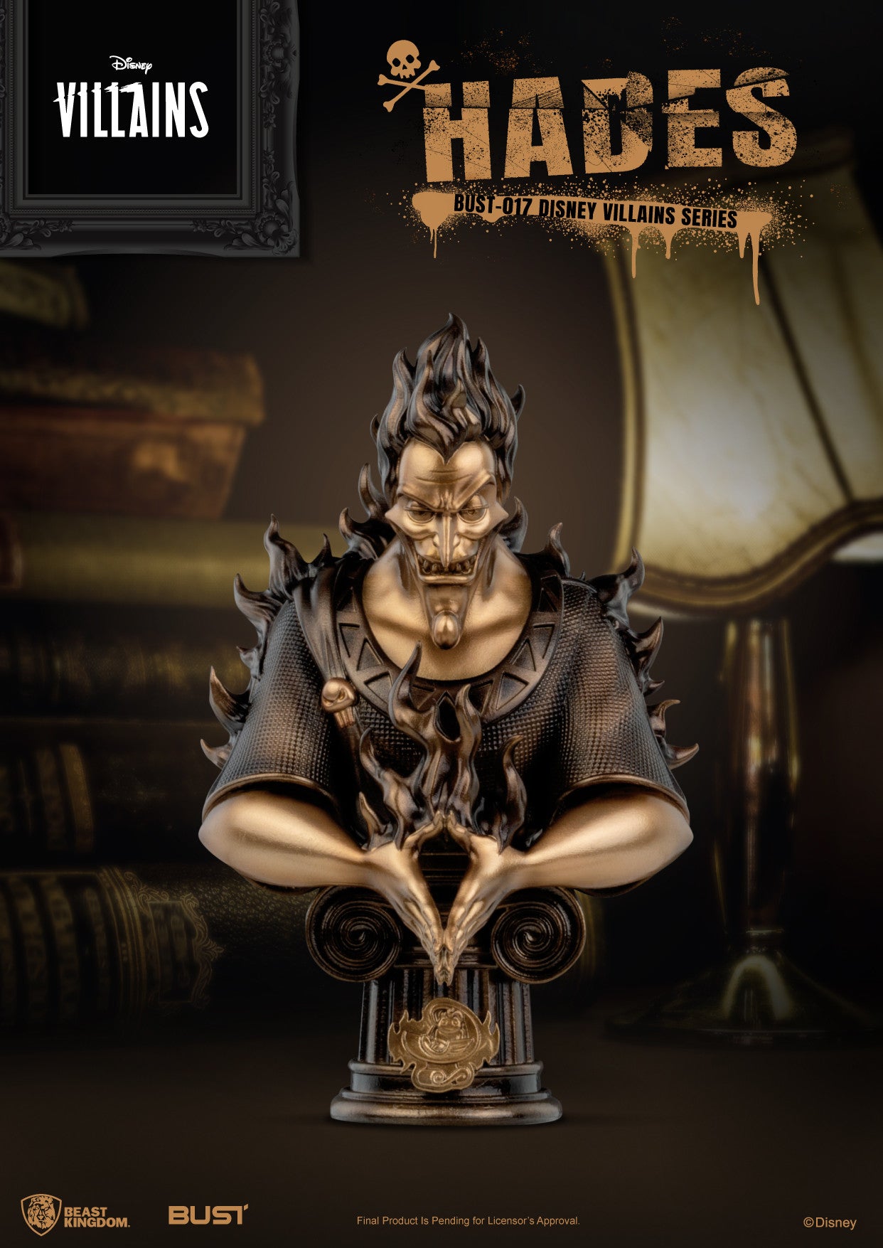 Beast Kingdom Bust Disney Villains Series Hades