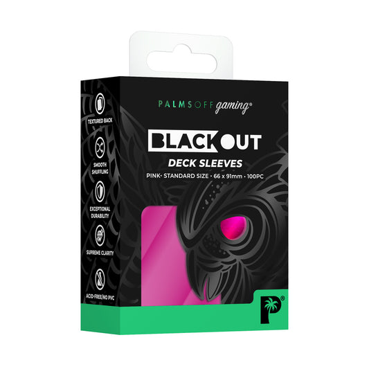 Blackout Deck Sleeves Pink - 100pc