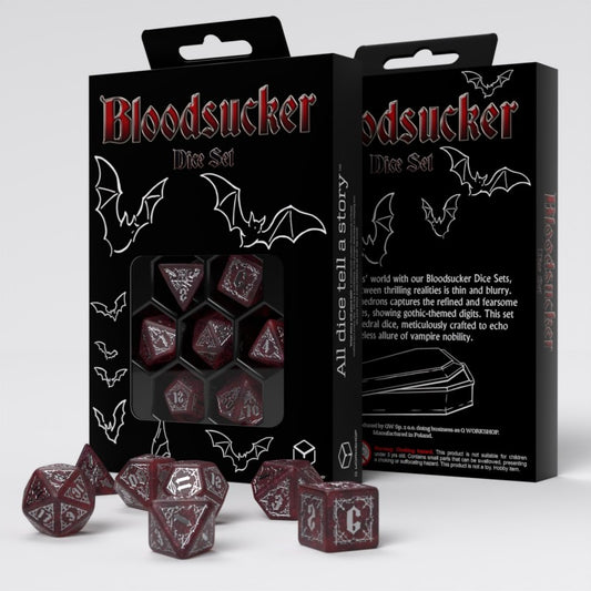 Q Workshop - Bloodsucker - Scarlet Dice Set 7