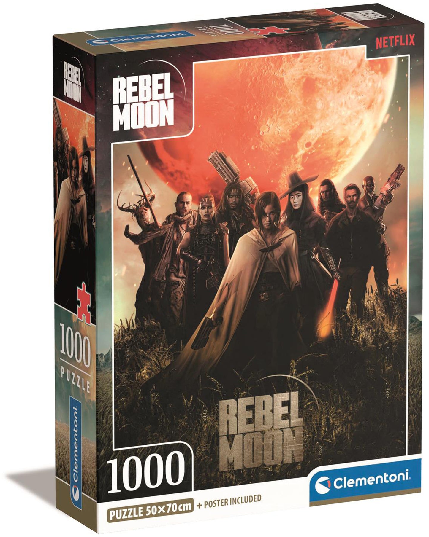 Clementoni Puzzle Netflix Rebel Moon Compact 2 1000 Piece Puzzle