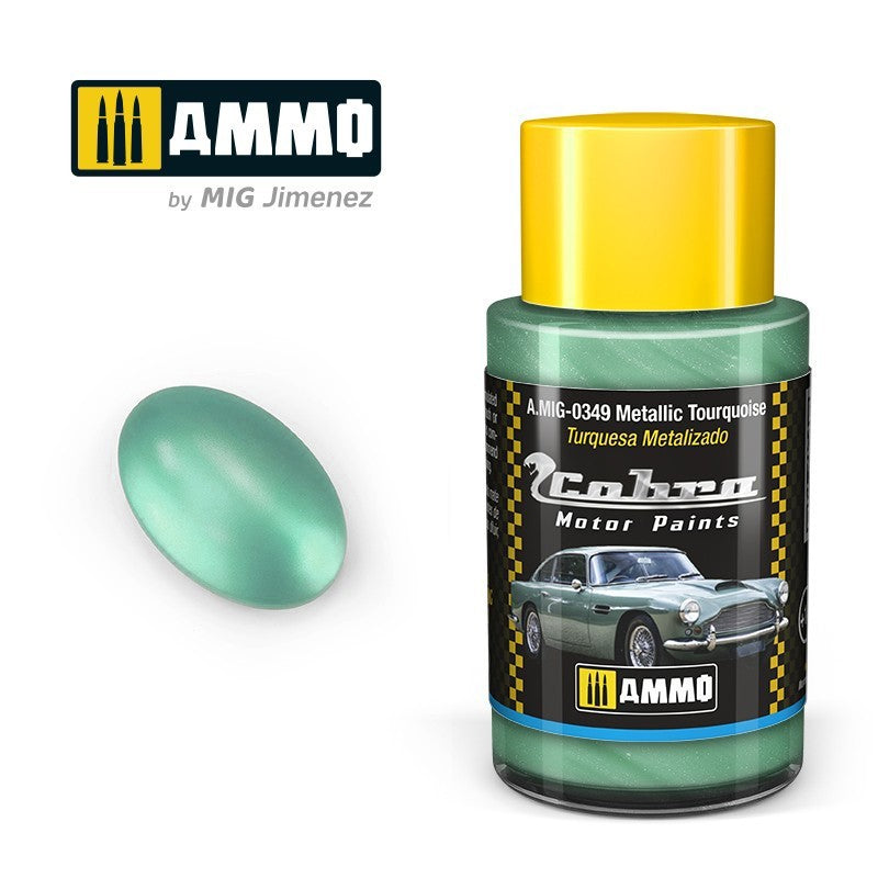 Ammo by MIG - Cobra Motor - Metallic Tourquoise  30ml