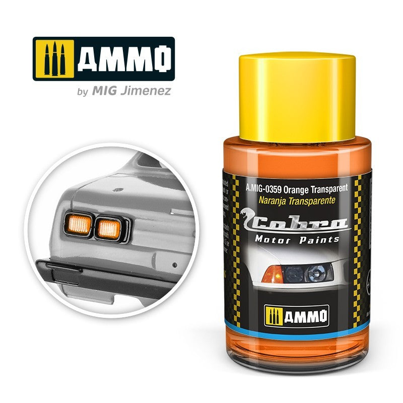 Ammo by MIG - Cobra Motor - Orange Transparent 30ml