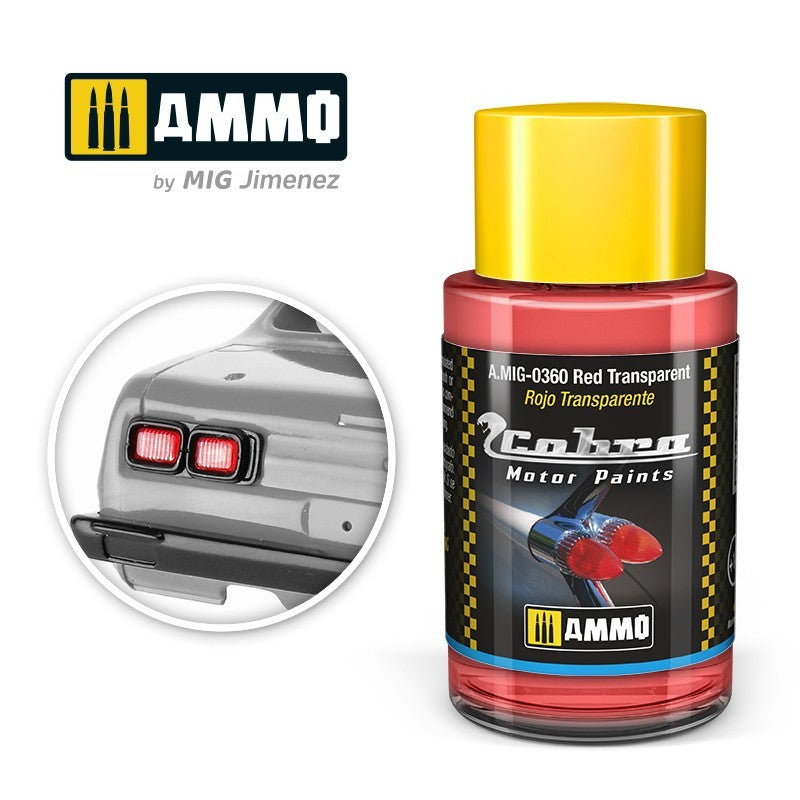 Ammo by MIG - Cobra Motor - Red Transparent 30ml