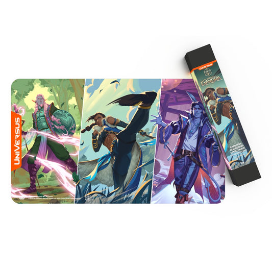 UniVersus Playmat – Critical Role: Heroes of Exandria – Caduceus, Beauregard, and Mollymauk