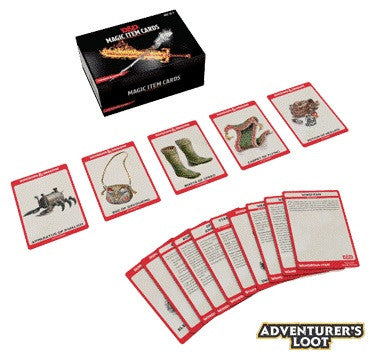 D&D Dungeons & Dragons Spellbook Cards Magic Items Cards